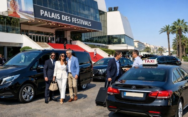VTC et taxi à Cannes – arrivée clients au Palais des Festivals