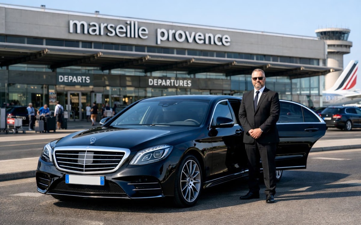 VTC Classe S avec chauffeur à Marseille – transfert aéroport Marseille Provence