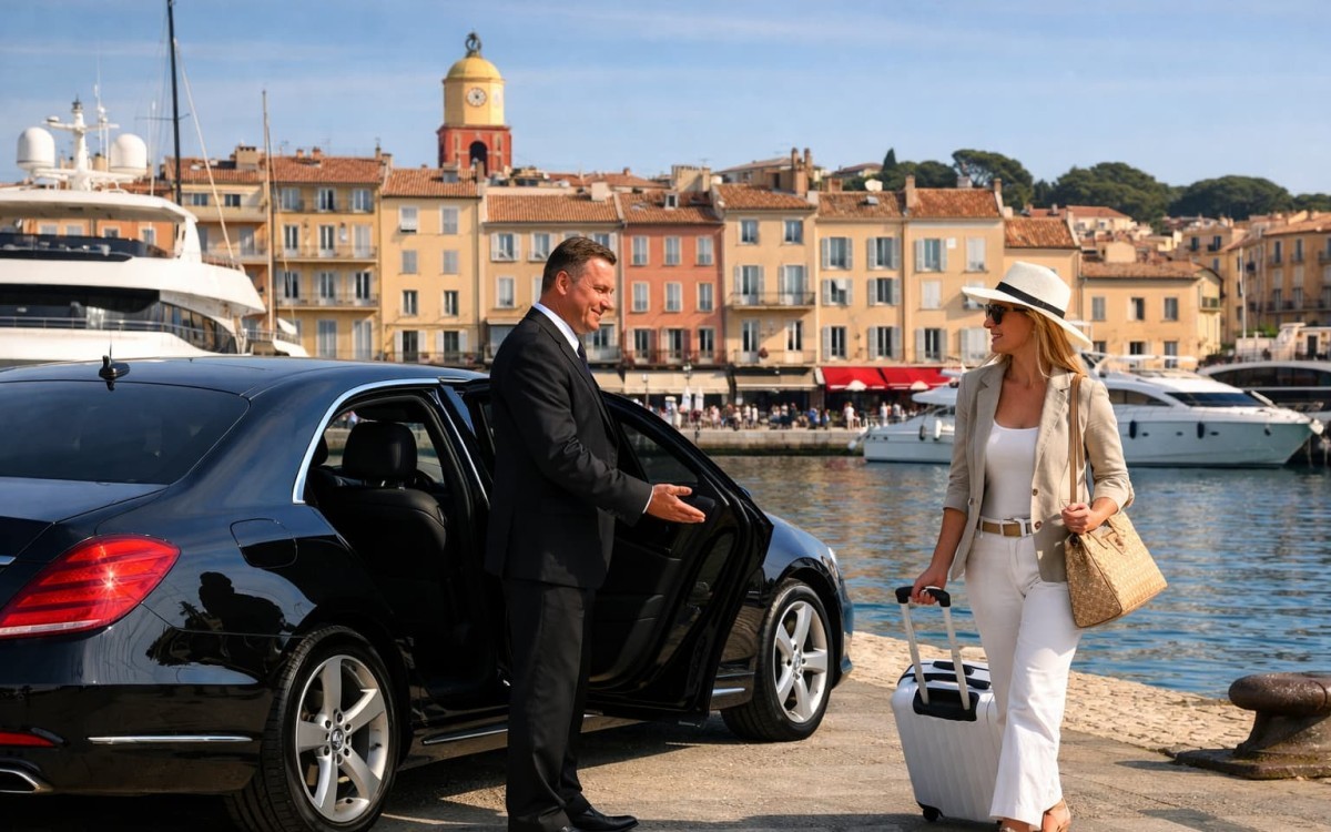 VTC et chauffeur privé à Saint-Tropez – arrivée au port