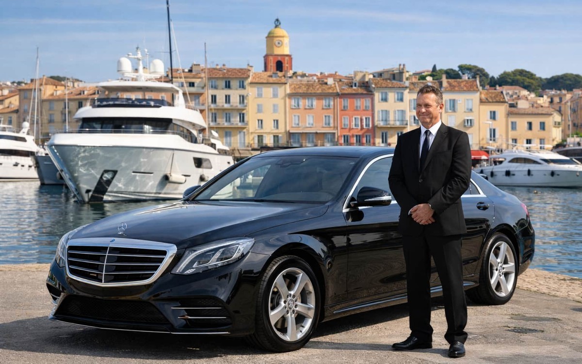 Chauffeur privé VTC à Saint-Tropez – service haut de gamme