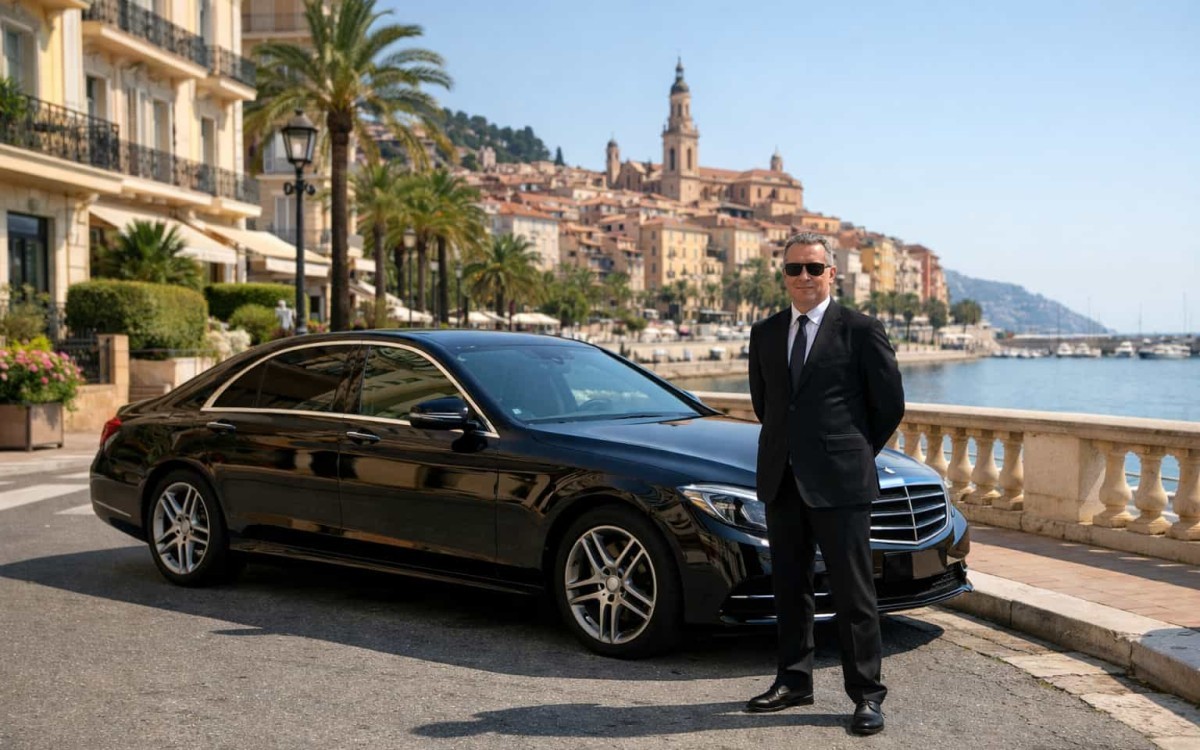 Chauffeur privé VTC près de Monaco – transfert longue distance depuis Menton