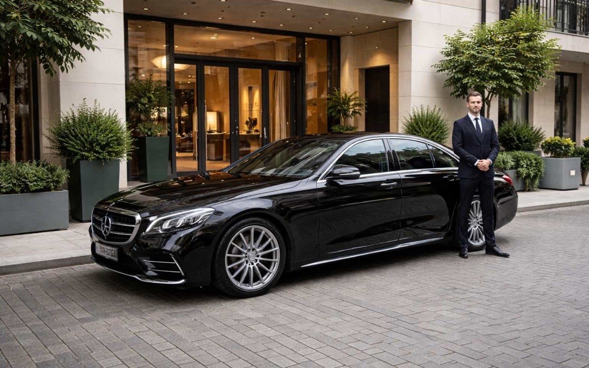Chauffeur privé VTC avec Mercedes Classe S – transfert Nice San Remo